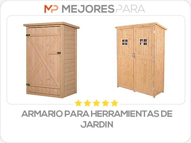 armario para herramientas de jardin