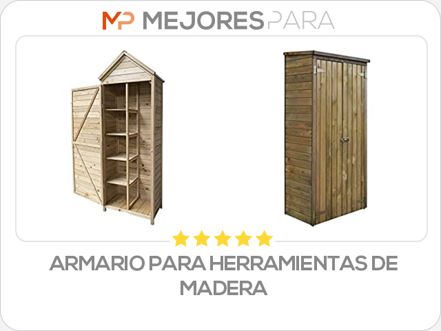 armario para herramientas de madera