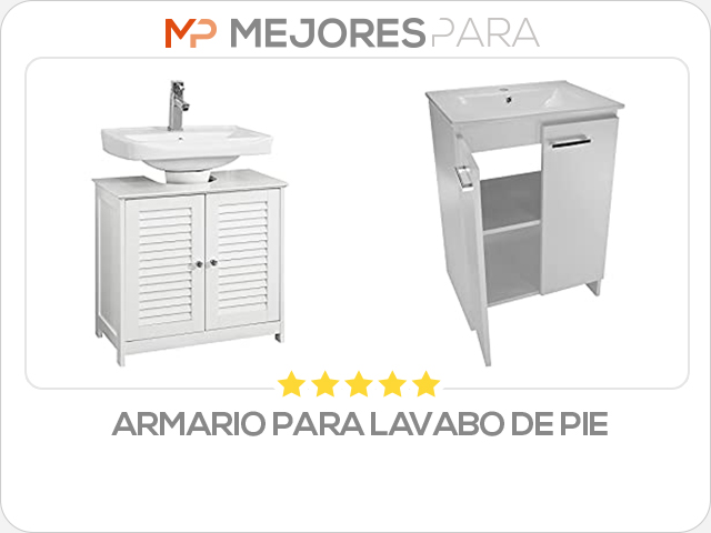 armario para lavabo de pie