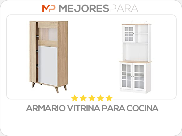 armario vitrina para cocina