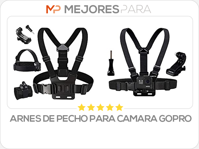 arnes de pecho para camara gopro