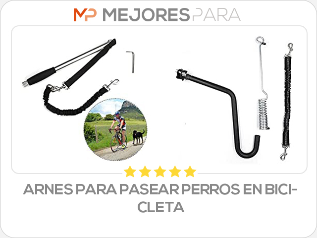 arnes para pasear perros en bicicleta