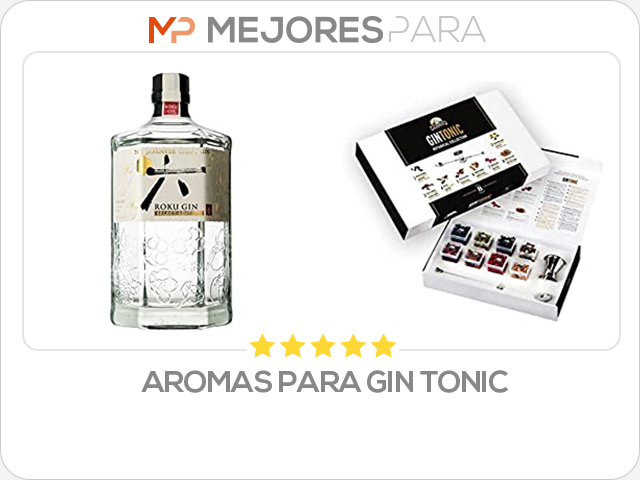 aromas para gin tonic