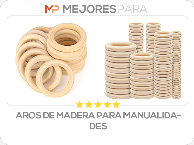 aros de madera para manualidades