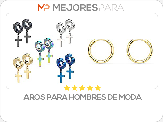 aros para hombres de moda