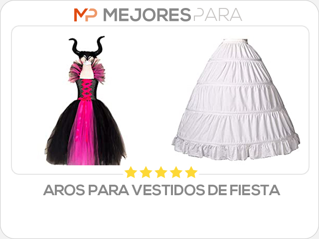 aros para vestidos de fiesta