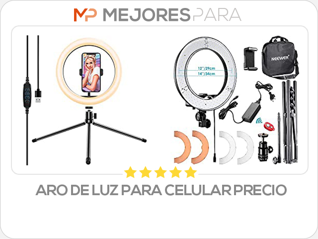 aro de luz para celular precio