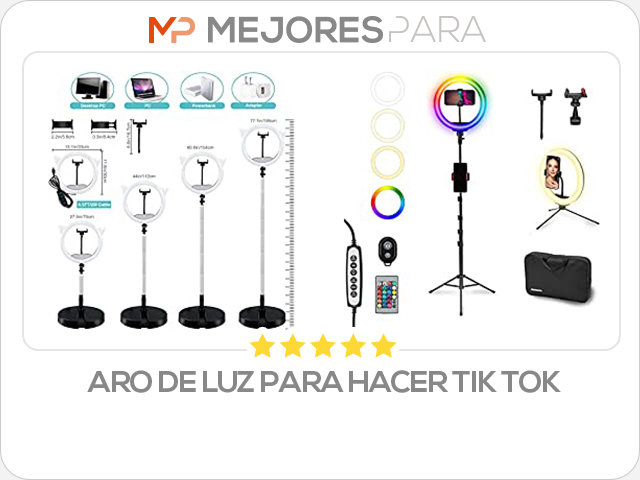 aro de luz para hacer tik tok