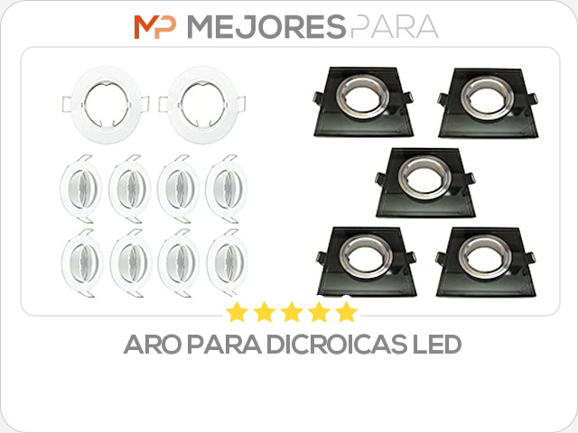 aro para dicroicas led