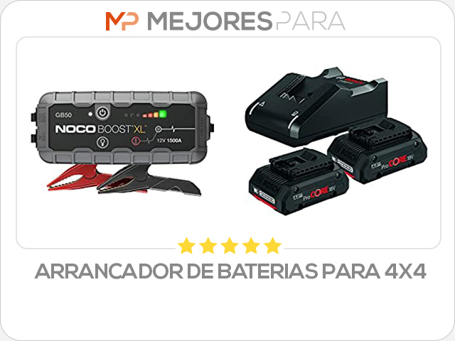 arrancador de baterias para 4x4