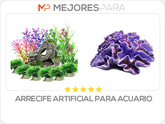 arrecife artificial para acuario