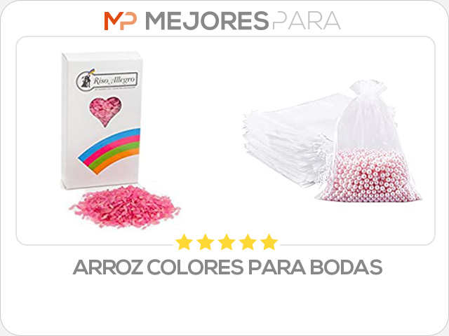 arroz colores para bodas