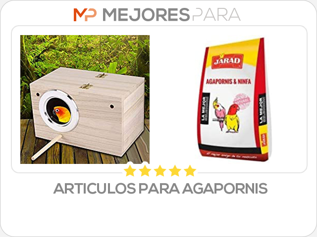 articulos para agapornis