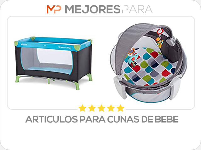 articulos para cunas de bebe