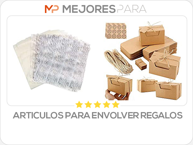 articulos para envolver regalos