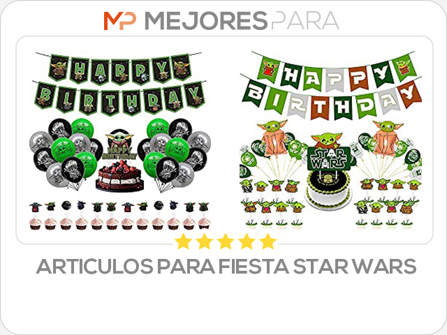 articulos para fiesta star wars