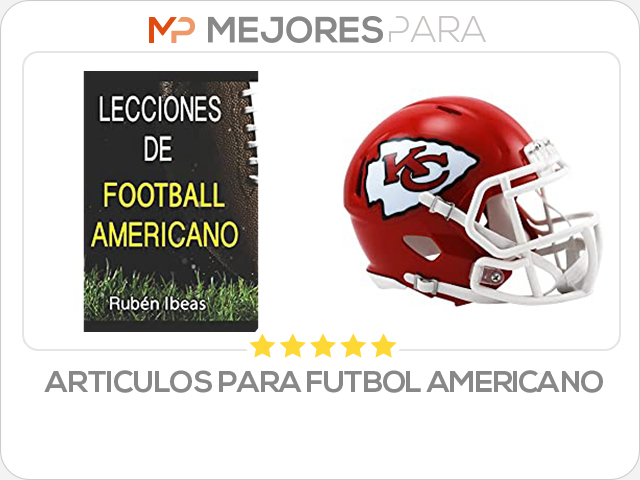 articulos para futbol americano