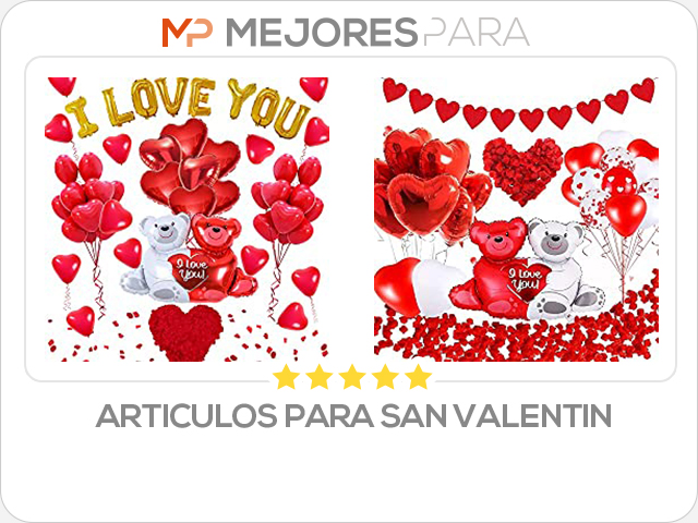 articulos para san valentin