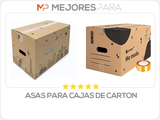 asas para cajas de carton