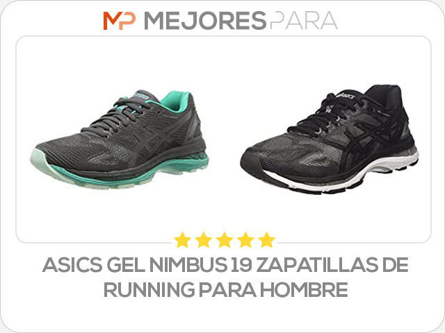 asics gel nimbus 19 zapatillas de running para hombre