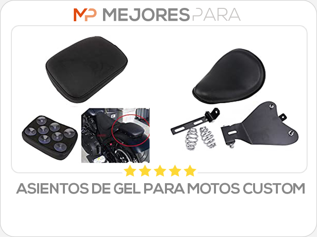 asientos de gel para motos custom