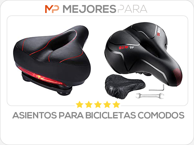 asientos para bicicletas comodos