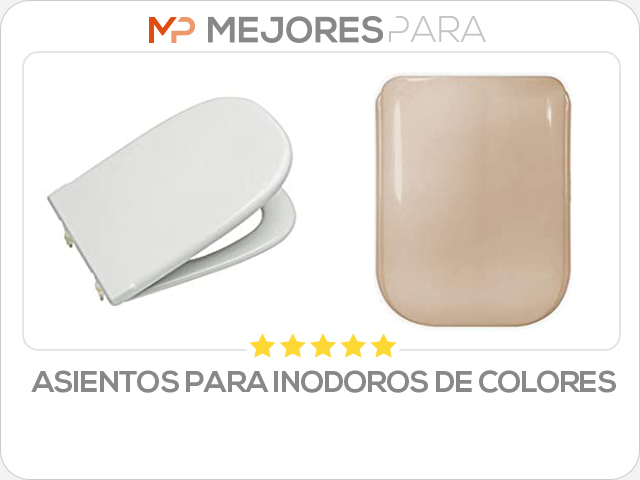 asientos para inodoros de colores