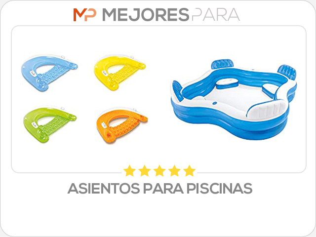 asientos para piscinas