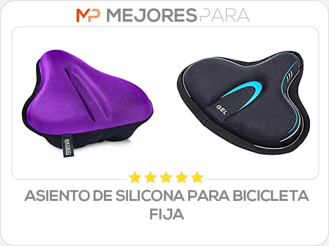 asiento de silicona para bicicleta fija