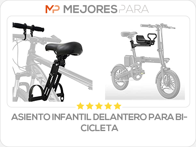 asiento infantil delantero para bicicleta