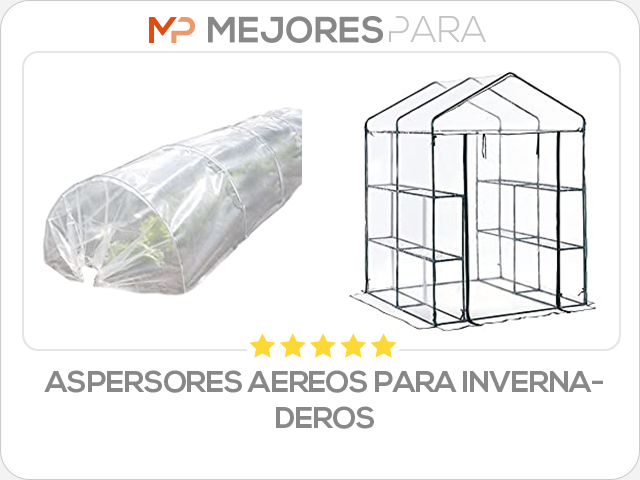 aspersores aereos para invernaderos