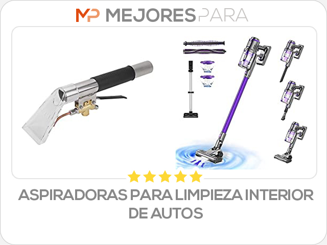 aspiradoras para limpieza interior de autos