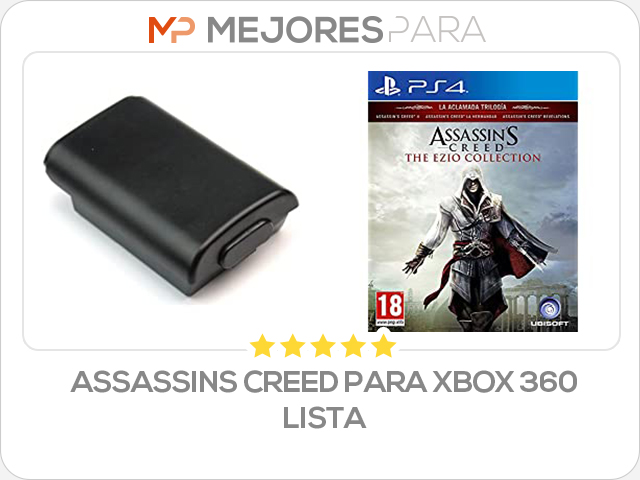 assassins creed para xbox 360 lista