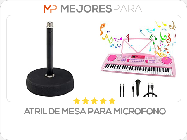 atril de mesa para microfono