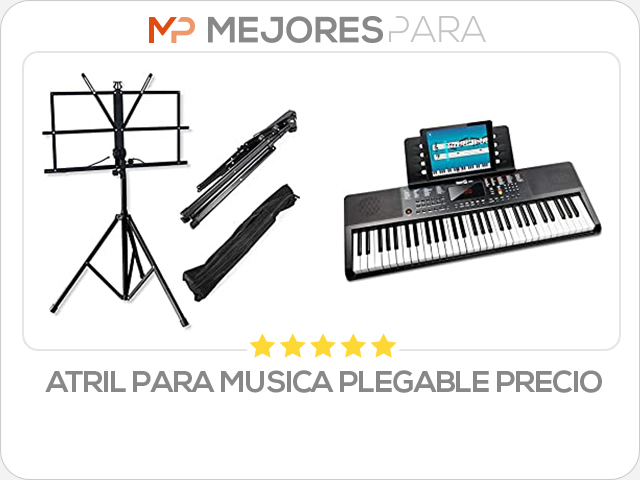 atril para musica plegable precio