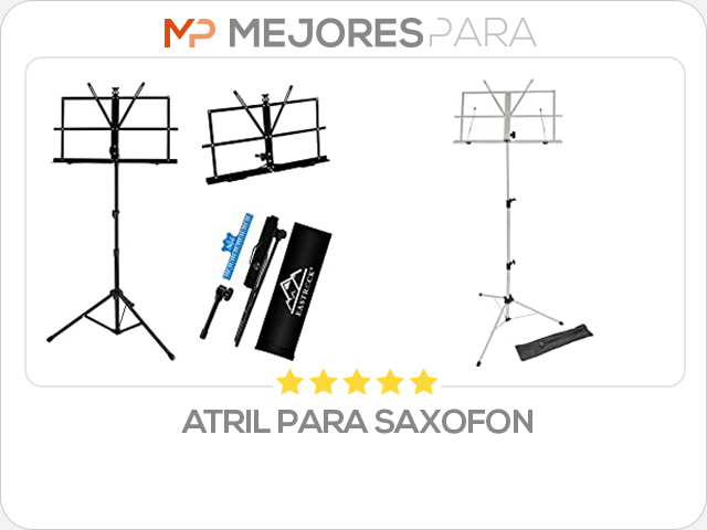 atril para saxofon