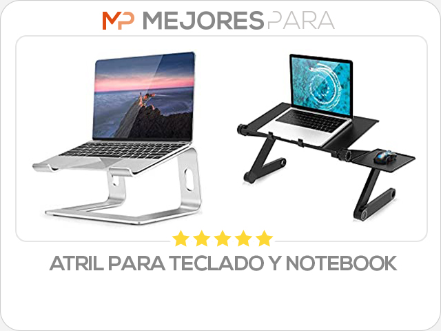 atril para teclado y notebook