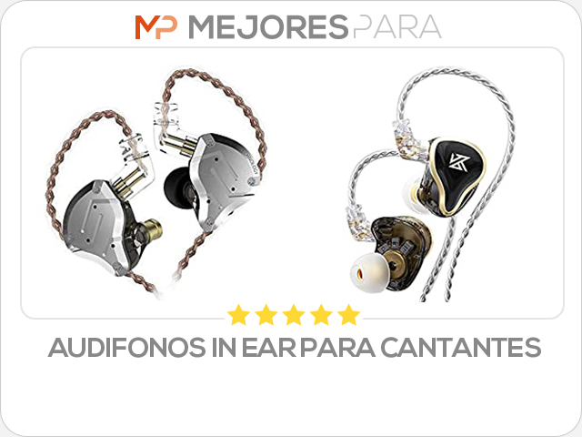 audifonos in ear para cantantes