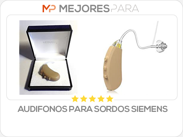 audifonos para sordos siemens