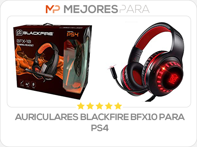 auriculares blackfire bfx10 para ps4