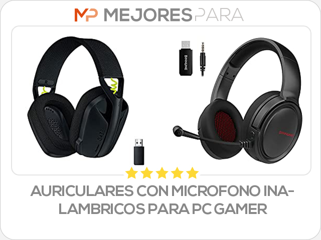 auriculares con microfono inalambricos para pc gamer