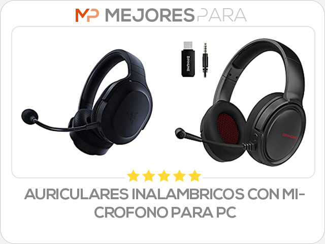 auriculares inalambricos con microfono para pc