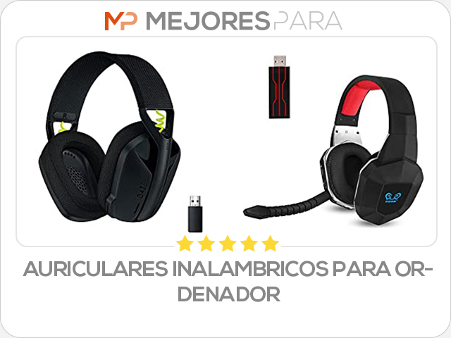 auriculares inalambricos para ordenador