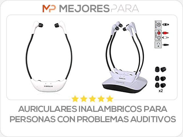 auriculares inalambricos para personas con problemas auditivos