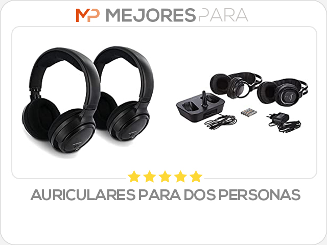 auriculares para dos personas