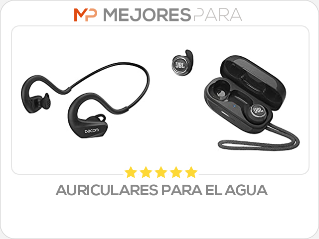 auriculares para el agua