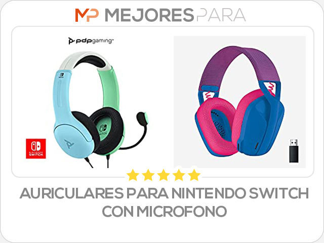 auriculares para nintendo switch con microfono