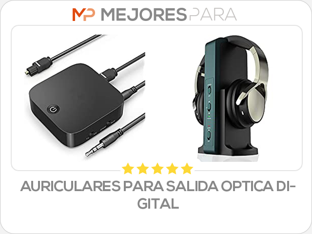 auriculares para salida optica digital