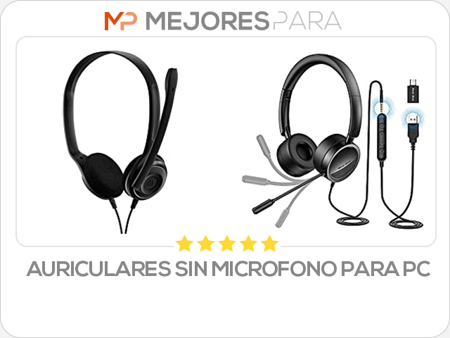 auriculares sin microfono para pc