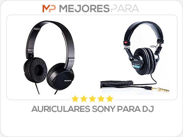 auriculares sony para dj